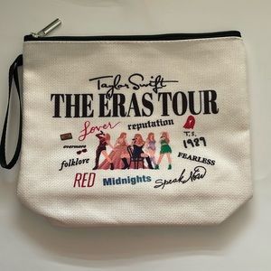 Taylor Swift Eras Tour Canvas Cosmetic Bag